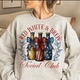 thumbnail image 1 of Red White and Brew Sweatshirt, 4th of July Beer Shirt, Funny America Shirt, Independence Day Shirt, Patriotic Beer Shirt, 1 of 5