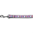 thumbnail image 1 of Red, White, and Cute! Nylon Dog Leash 3/8 inch wide 4ft Long, 1 of 2