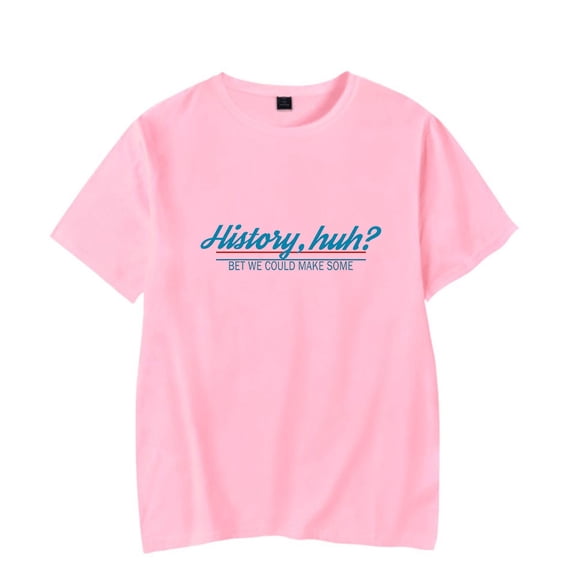 Red White and Royal Blue History Huh T-shirt Women Men Crewneck Fashion Short Sleeve Tee