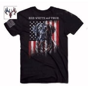 Red White and True Short Sleeve T-Shirt - Medium