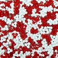thumbnail image 1 of Red and White tri propeller Beads for Jewelry Making Bracelets, Necklaces 500pc Jolly Store Crafts Supplies for DIY Candy Cane Christmas Holiday Crafts, 1 of 4
