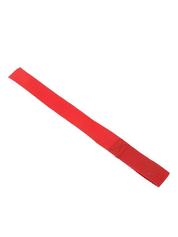 Red Winch Strap Single Loop for ATV,, Motorcycles, Scooters, Dirt