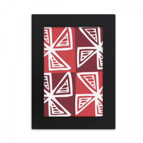 Red Windll Mexico Totems Ancient Civilization Desktop Photo Frame Picture Display Art Painting Exhibit