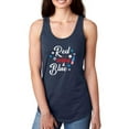 thumbnail image 1 of Red Wine And Blue Racerback Tank Women -Smartprints Designs, Female Medium, 1 of 4
