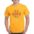 thumbnail image 1 of Red Wine And Blue. T-Shirt Men -Image by Shutterstock, Male x-Large, 1 of 4