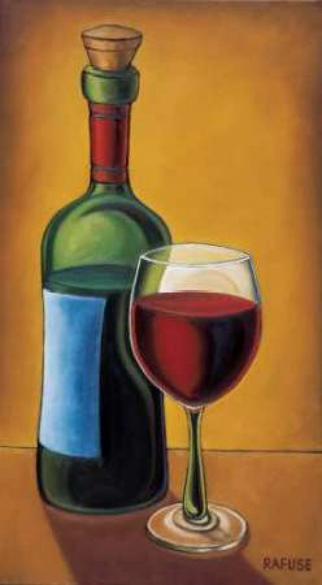 Red Wine Canvas Art - Will Rafuse (12 x 18)