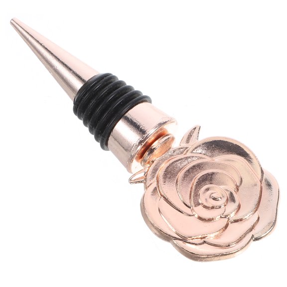 Houderco Creative Rose Wine Stopper Elegant Flower Topper For Wine Bottles For Weddings Material