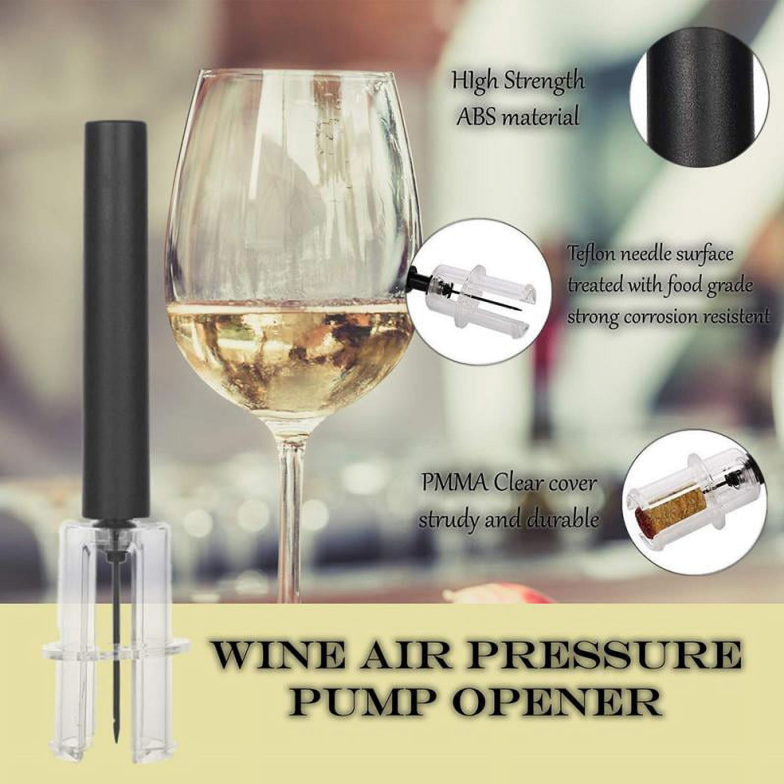 Red Wine Openers Air Pressure Cork Popper Bottle Pumps Corks Screw