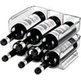 Red Wine Organizer, Plastic Stackable Wine Bottle Holders, Wine and