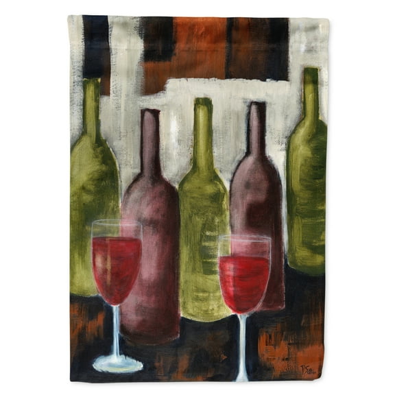 Red Wine by Petrina Sutton Garden Flag