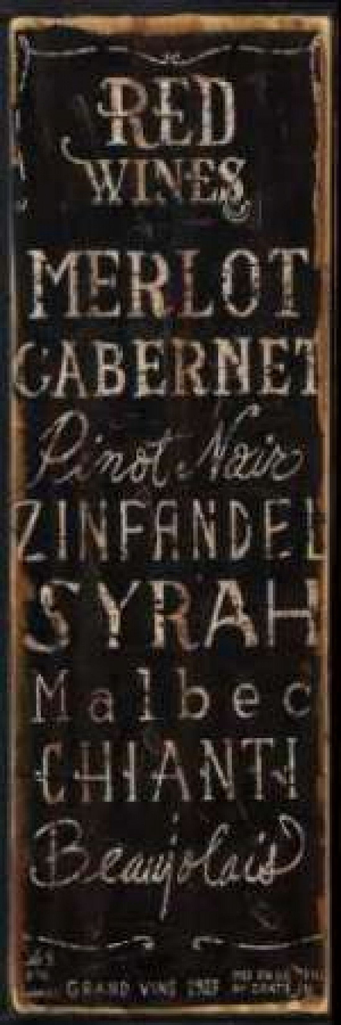 Red Wines Canvas Art - Luis Sanchez (12 x 36)