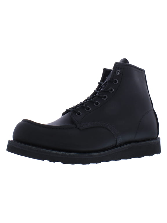 Heritage 6 Moc Toe Mens Shoes Size 8.5, Color: Black
