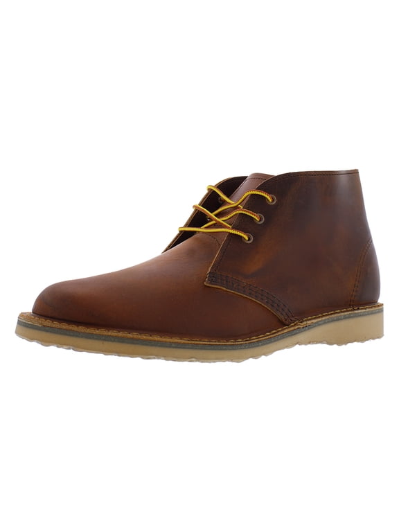 Weekender Boot Leather Mens Shoes Size 8.5, Color: Copper