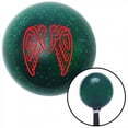 thumbnail image 1 of Red Wings Conjoined in Lure Green Metal Flake Shift Knob with M16 x 1.5 Insert Auto, 1 of 1