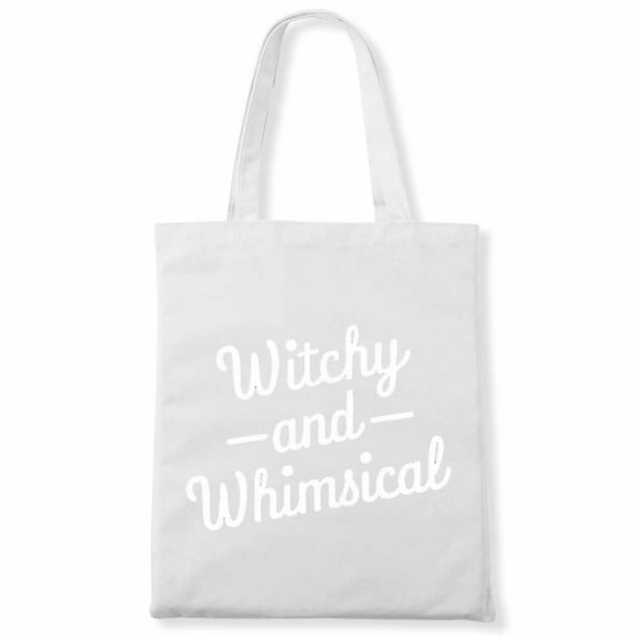 Red Witchy and Whimsical Art - To Wear On Halloween Canvas Bag 1Pc