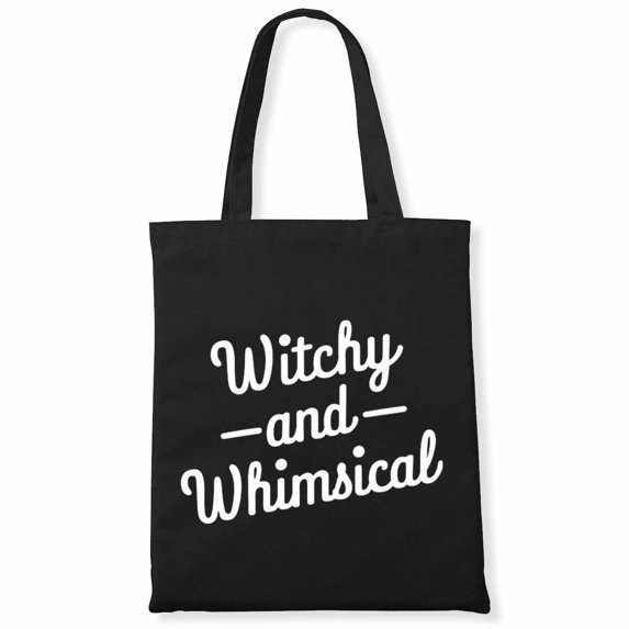Red Witchy and Whimsical Art - To Wear On Halloween Canvas Bag 1Pc