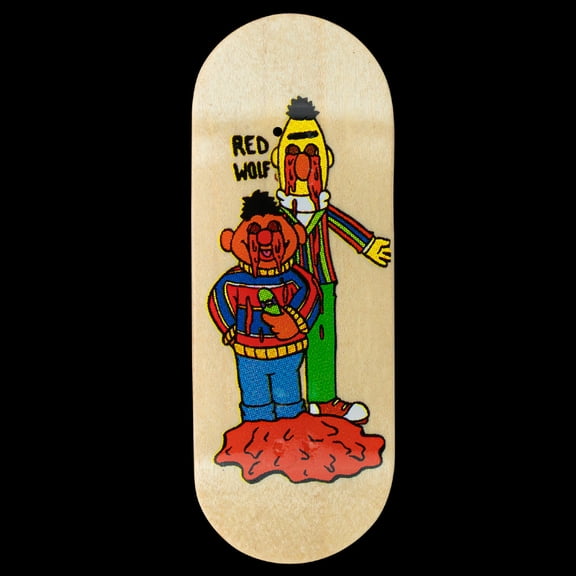 Red Wolf Fingerboards Red Wolf Fingerboard Deck - Bert and Ernie RSS - 33.5mm