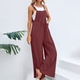 thumbnail image 1 of Red Womens Sweatpants Popular Women's Pants Solid Color Women's Casual Pants Overalls Casual Pants Women, 1 of 5