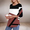 thumbnail image 2 of Womens Long Sleeve Tops Womens 3/4 Sleeve Tops Dressy Casual Square Neck Shirts Loose Tunic Blouses Lace Top 2 of 9