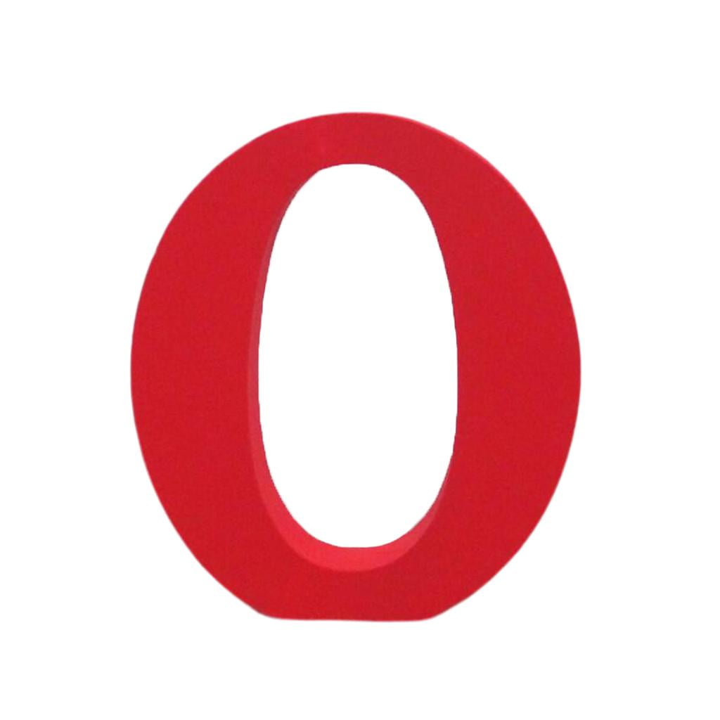 Red Wooden English Letters alphabet and letters Sign for Wedding ...