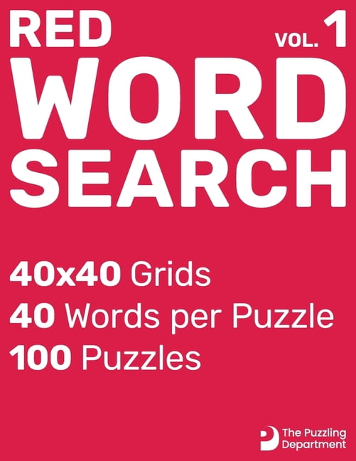Red Word Search Vol. 1, (Paperback)