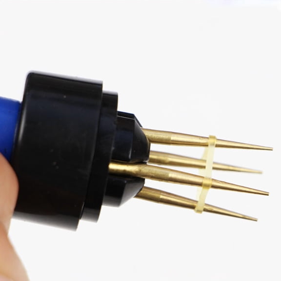 Red Worm Clip Hang Bait Folder Pellet Bander Blue Copper+Abs Making Tool Fangkenuo