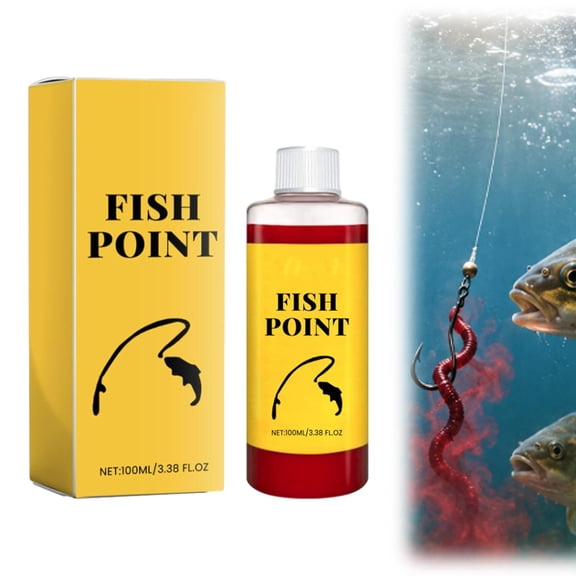Red Worm Liquid Spray - Concentrated Fish Attractant for Freshwater Fishing, Improves Bite Response