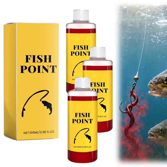 Red Worm Liquid Spray - Concentrated Fish Attractant for Freshwater Fishing, Improves Bite Response