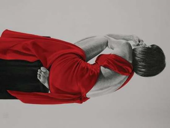 Red XXIV Canvas Art - T Good (18 x 24)
