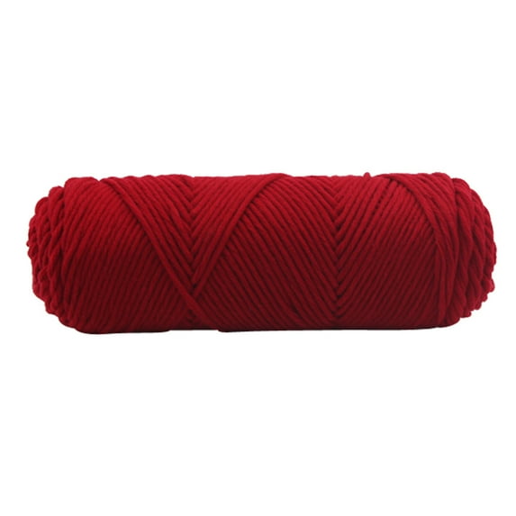 Red Yarn 100g, Chunky Yarn for Crocheting, Lightweight Yarn for Knitting, Crocheting, And Crafts
