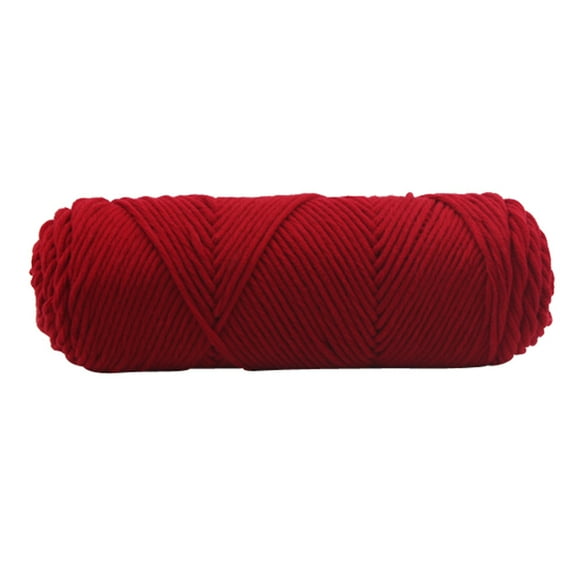 Red Yarn 100g, Chunky Yarn for Crocheting, Lightweight Yarn for Knitting, Crocheting, And Crafts