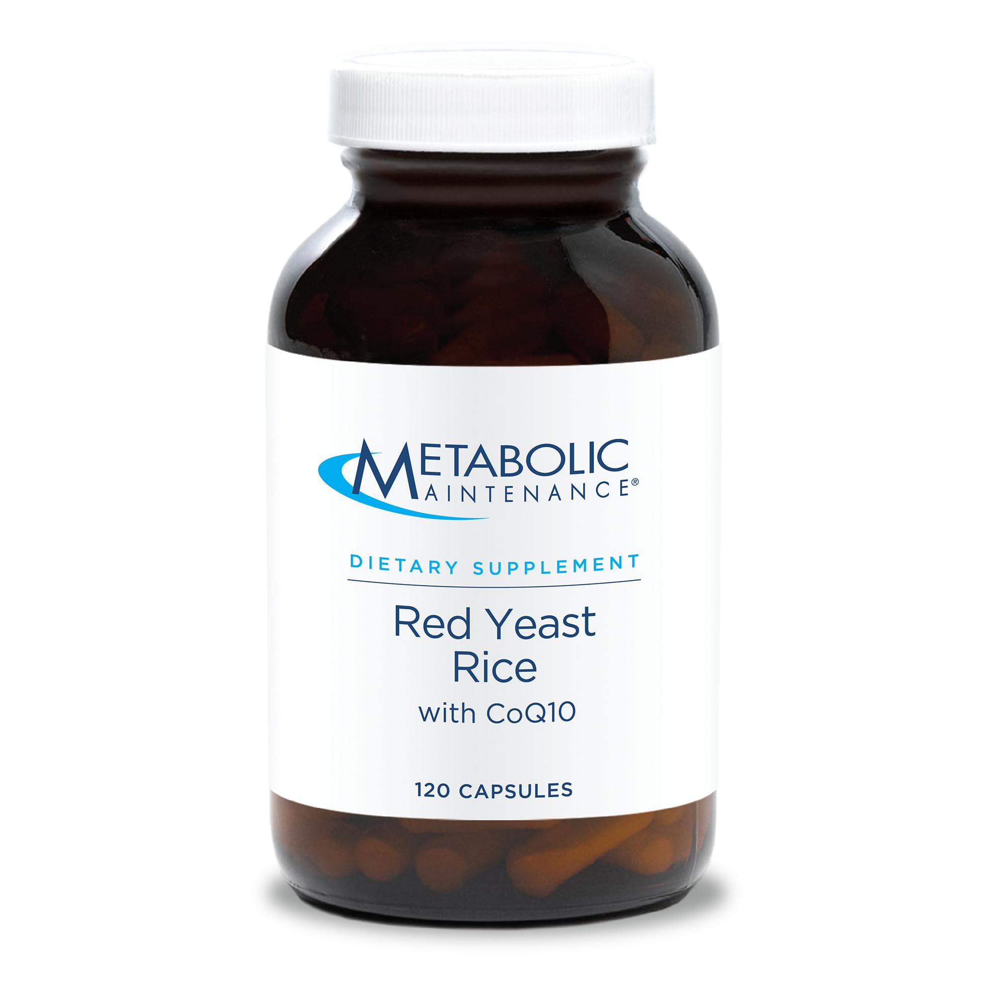ARG Red Yeast Rice with CoQ10 - Delivers 1200 mg Red Yeast Rice & 200 mg Coenzyme Q10 - Supports Lipid Metabolism & Cardiovascular Function - 60 Servings - 120 Capsules