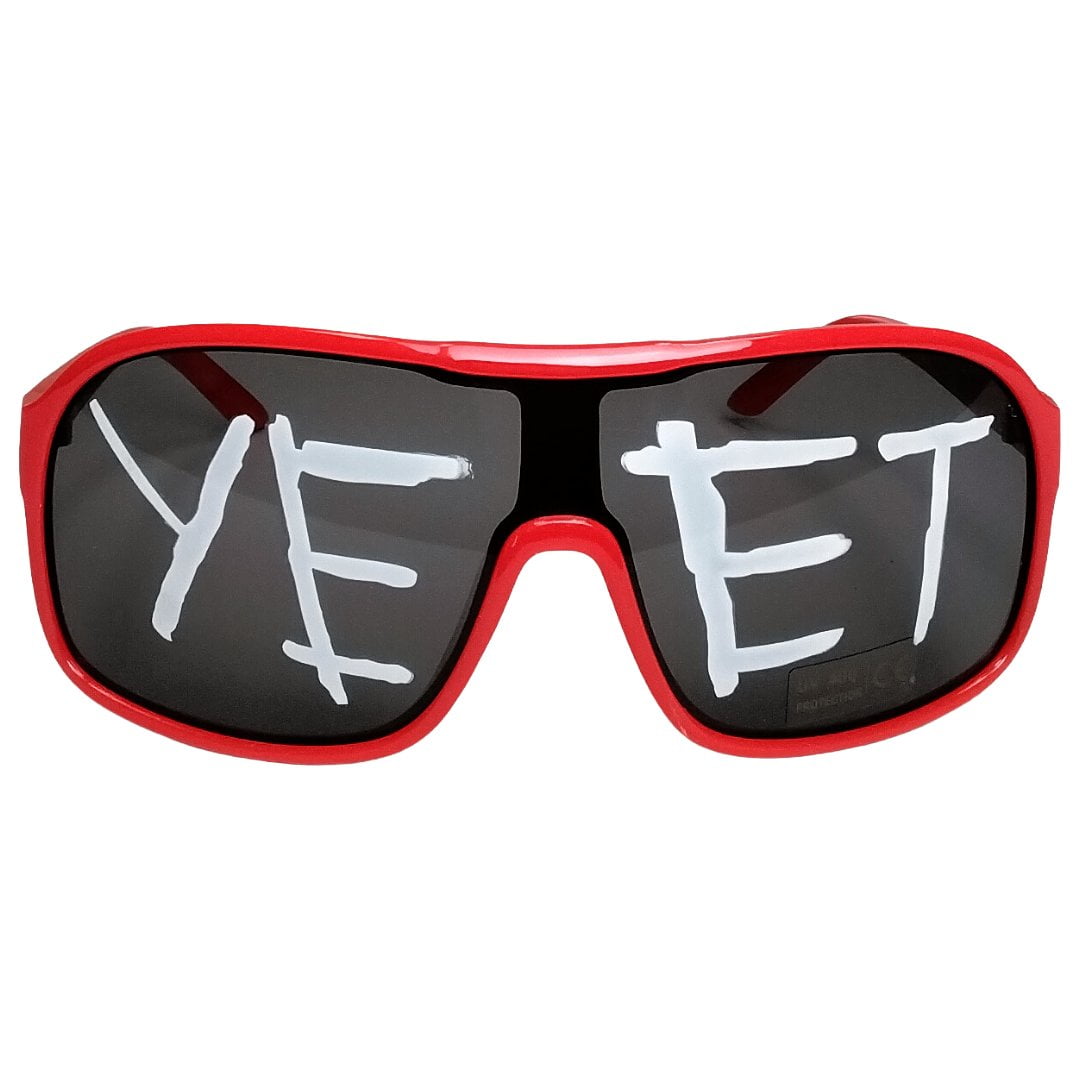 Black Yeet Adult Sunglasses for Main Event Jey Uso Costume