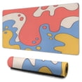 thumbnail image 1 of Red, Yellow and Blue Camouflage&nbsp;desk Mouse Padwaterproof,rubber+multispandexwashable the Camouflage SeriesmousepadsDesk Pad for Office Home Game 31.5x15.7inches, 1 of 7