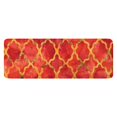 thumbnail image 1 of Red Yellow Checkered Pattern Kitchen Rug Mat,Kitchen Runner Rugs Non Skid Washable,Decorative Kitchen Floor Mats for Kitchen,Sink,Laundry,17"x47.2", 1 of 7