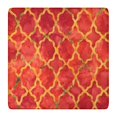 thumbnail image 1 of Red Yellow Checkered Pattern Square Fitted Tablecloth with Elastic Edge,Square Table Cover,Washable Elastic Table Cover for Home Kitchen Party Decor 36"x36", 1 of 6
