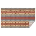 thumbnail image 1 of Red and Yellow Geometric Striped Pattern Rectangle Tablecloth 60"x102",Waterproof Polyester Rectangle Table Cloth, Wipeable Spillproof Polyester Tablecloth for Dining, Camping, Indoor and Outdoor, 1 of 6