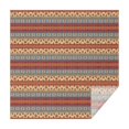 thumbnail image 1 of Red and Yellow Geometric Striped Pattern Square Tablecloth,Waterproof Square Table Cover,Wipeable Spillproof Washable Table Cover for Home Kitchen Party Decor 42"X42"(107x107cm), 1 of 6