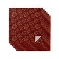 thumbnail image 1 of Red Yellow Roses Cloth Napkins Set of 6, Christmas Red Xmas Botanical Washable Reusable Dinner Cocktail Napkin for Kitchen Party Wedding Banquet Holiday Baby Shower Table Decor, 1 of 7
