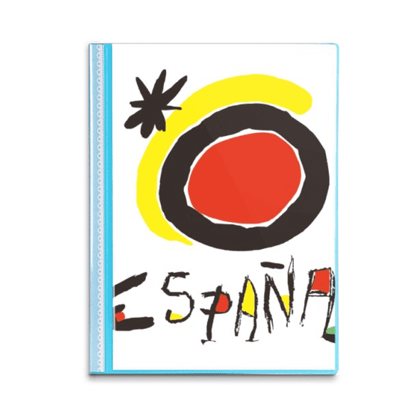 Red Yellow Sunshine Espanol Book Sheet Protectors Portfolio Binder Folder