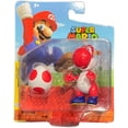 thumbnail image 1 of Red Yoshi with Egg Mario Nintendo Action Figure 2.5", 1 of 6