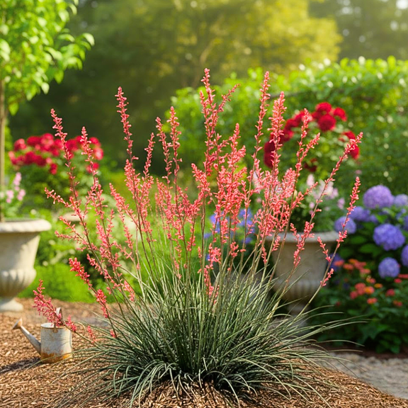 Red Yucca Plant Live, Red Yucca Plant, Low Maintenance, 4 to 7 inches in Height, 4 inch Pot for Growing