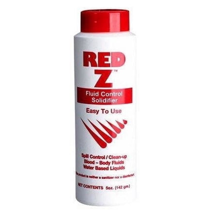 Red Z Brand Fluid Control Solidifier Spill Control 1 Bottle MS-89285