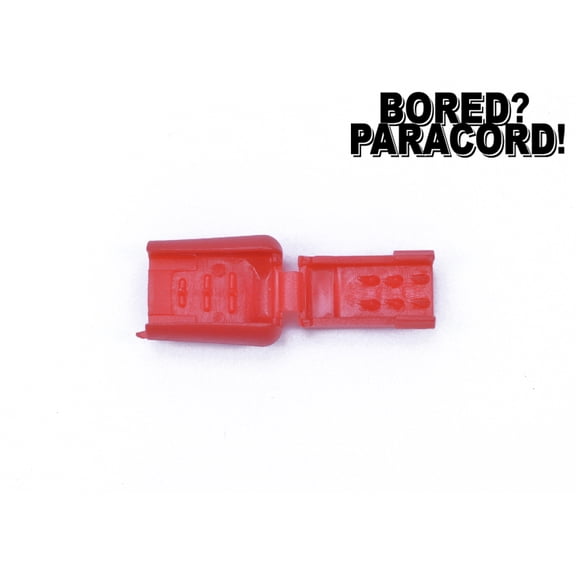 Red Zipper Pulls - 20 pack - Great for Paracord