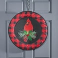 thumbnail image 1 of Red and Black Buffalo Check Sassafras Switchable Door Décor Frame, 1 of 3