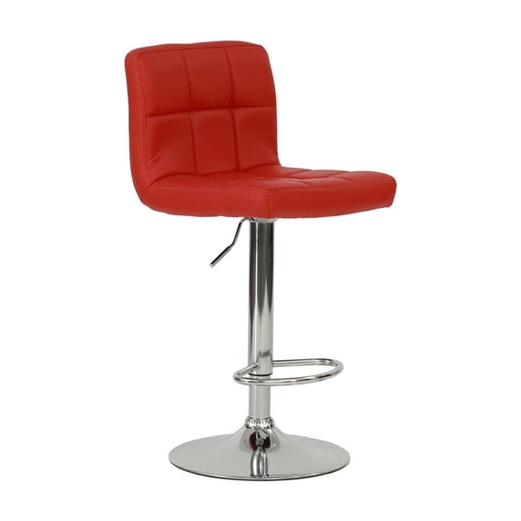 Red and Chrome Design - Versatile Style - Patio Bar - Suitable for Various Settings