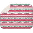 thumbnail image 1 of Red and Green Christmas Pattern Dish Drying Mat for Kitchen 1 Pack, Ultra Absorbent Microfiber Dishes Drainer Mats,18x24in(46x61cm), 1 of 4