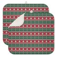 thumbnail image 1 of Red and Green Christmas Snowman Pattern Dish Drying Mat for Kitchen 1 Pack, Ultra Absorbent Microfiber Dishes Drainer Mats,16x18in(41x46cm), 1 of 6