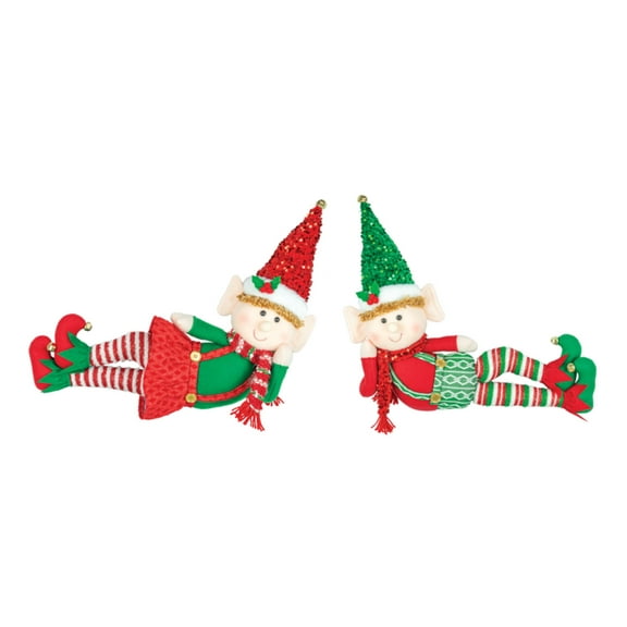 Red and Green Elf Lounger- Set of 2