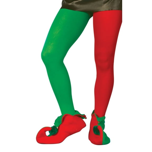 Red and Green Elf Tights